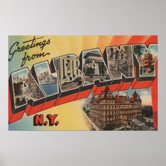 Albany, New York - Large Letter Scenes 2 ポスター (正面)