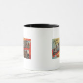 Albany, New York - Large Letter Scenes 2 マグカップ (中央)