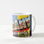 Albany New York Retro Mug コーヒーマグカップ (正面右)