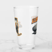 Albany New York State Outline Map Label Design タンブラーグラス (左)