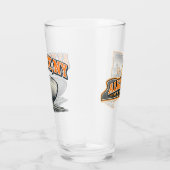 Albany New York State Outline Map Label Design タンブラーグラス (右)