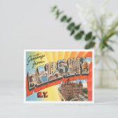 Albany, New York Vintage Travelからの挨拶 ポストカード (スタンド正面)