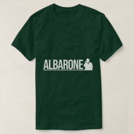 Albarone Gangster Silhouette Graphic - White Tシャツ