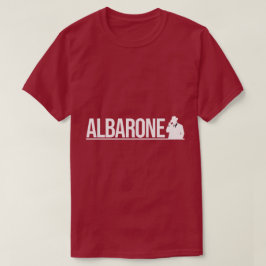 Albarone Gangster Silhouette Graphic - White Tシャツ