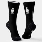 Albarone Gangster Silhouette Premium Crew Socks ソックス (傾斜あり)