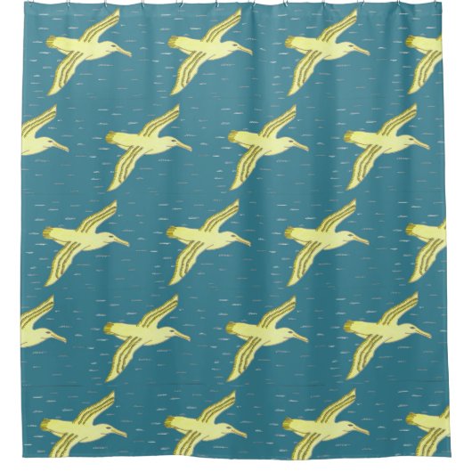 Albatross Shower Curtain シャワーカーテン (正面)