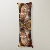 「Albedo Base-XL抱き枕」小猫が眠る ボディピロー (正面縦)