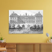 Albemarle House,旧Clarendon House,ロンドン, キャンバスプリント (インサイチュ (リビング))