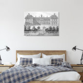 Albemarle House,旧Clarendon House,ロンドン, キャンバスプリント (インサイチュ (寝室))
