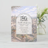 Alberobello Italian Themed Bridal Shower 招待状 (スタンド正面)