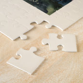 Alberobello Italy Trulli Watercolor Custom Text ジグソーパズル (側面)