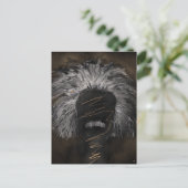 Albert – Abstract Modern Portrait  ポストカード (スタンド正面)