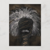 Albert – Abstract Modern Portrait  ポストカード (正面)