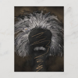 Albert – Abstract Modern Portrait  ポストカード