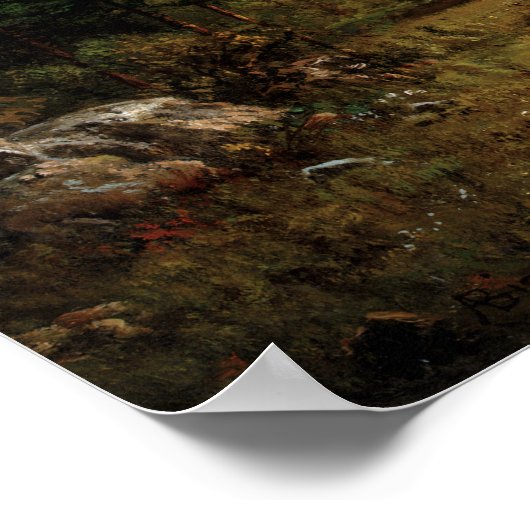 Albert Bierstadt Gates of the Yosemite ポスター (角)