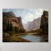 Albert Bierstadt Gates of the Yosemite ポスター (正面)