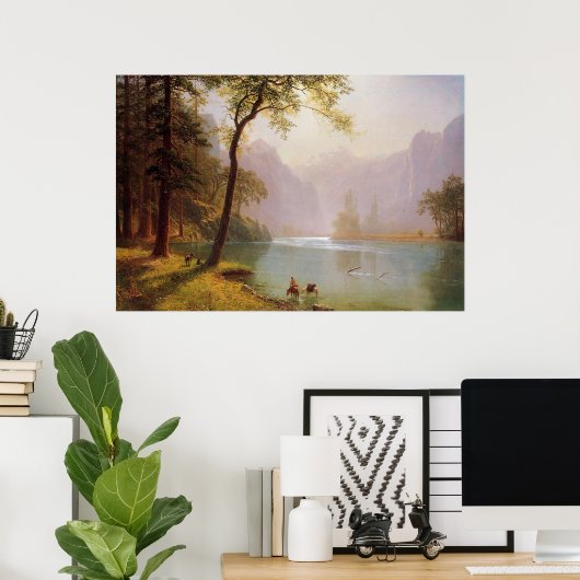 Albert Bierstadt, Kerns River Valley California. ポスター (ホームオフィス)