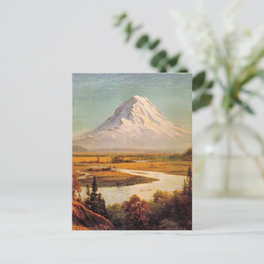 Albert Bierstadt painting, Mount Rainier, ポストカード (スタンド正面)