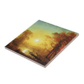 Albert Bierstadt painting, Sunrise, タイル (側面)