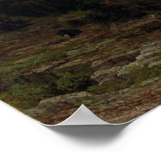 Albert Bierstadt Rocky Mountains, Lander's Peak ポスター (角)