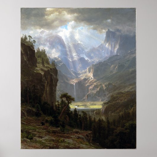 Albert Bierstadt Rocky Mountains, Lander's Peak ポスター (正面)