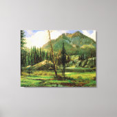 Albert Bierstadt - Sierra Nevada Mountains, キャンバスプリント (正面)