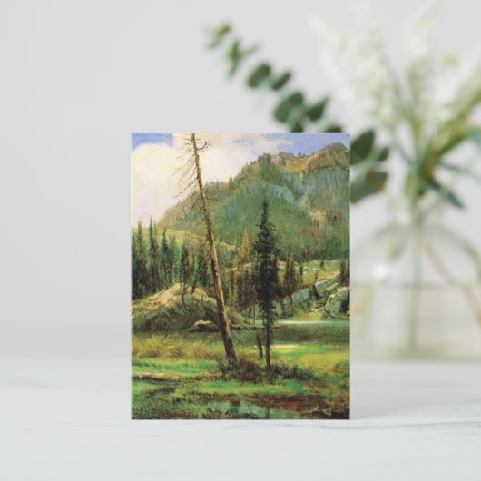 Albert Bierstadt - Sierra Nevada Mountains, ポストカード (スタンド正面)