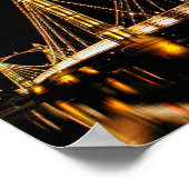 Albert Bridge At Night West London ポスター (角)