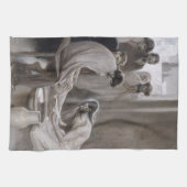 Albert Edelfeel – イエスが弟子たちの足を洗う キッチンタオル (横)