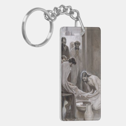 Albert Edelfeel – イエスが弟子たちの足を洗う キーホルダー (正面左)