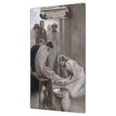 Albert Edelfeel – イエスが弟子たちの足を洗う クリップボード (左)