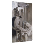 Albert Edelfeel – イエスが弟子たちの足を洗う クリップボード (右)