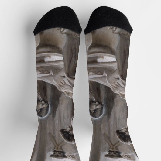 Albert Edelfeel – イエスが弟子たちの足を洗う ソックス (上部)