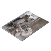 Albert Edelfeel – イエスが弟子たちの足を洗う ノートブック (左側)