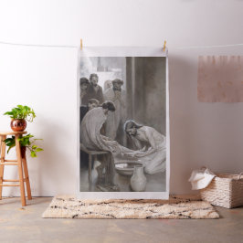 Albert Edelfeel – イエスが弟子たちの足を洗う ファブリック