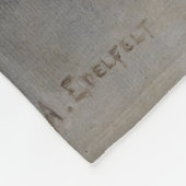 Albert Edelfeel – イエスが弟子たちの足を洗う フリースブランケット (角)