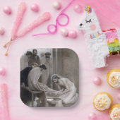 Albert Edelfeel – イエスが弟子たちの足を洗う ペーパープレート (パーティー)