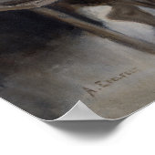 Albert Edelfeel – イエスが弟子たちの足を洗う ポスター (角)