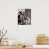 Albert Edelfeel – イエスが弟子たちの足を洗う ポスター (キッチン)