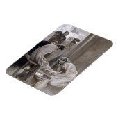 Albert Edelfeel – イエスが弟子たちの足を洗う マグネット (左側)