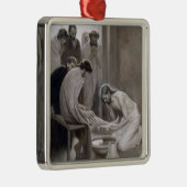 Albert Edelfeel – イエスが弟子たちの足を洗う メタルオーナメント (右)