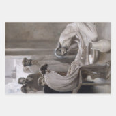 Albert Edelfeel – イエスが弟子たちの足を洗う ラッピングペーパーシート (正面3)