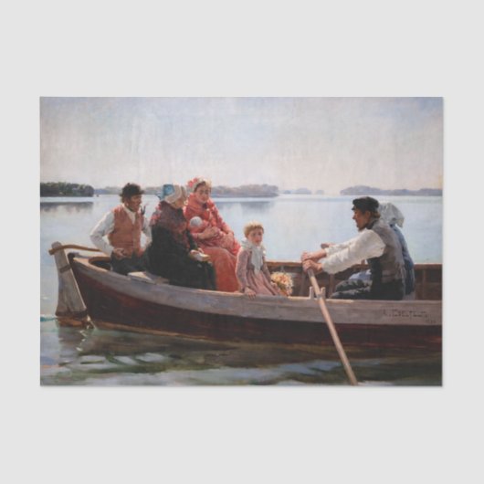 Albert Edelfeel -《キリスト教》洗礼式や命名式へ 薄葉紙 (正面)