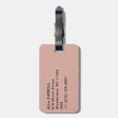 Albert Edelfeel – グッドフレンド ラゲッジタグ (裏面縦)