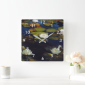 Albert Edelfeel – スイリー，勉強 スクエア壁時計 (ホーム)