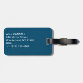 Albert Edelfeel – スイリー，勉強 ラゲッジタグ (裏面横)