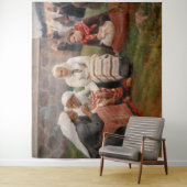 Albert Edelfeel – 教会の外の女性 タペストリー (インサイチュ)