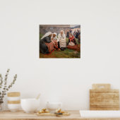 Albert Edelfeel – 教会の外の女性 ポスター (キッチン)