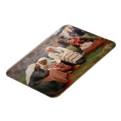 Albert Edelfeel – 教会の外の女性 マグネット (左側)