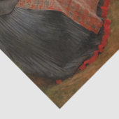 Albert Edelfeel – 教会の外の女性 薄葉紙 (詳細)